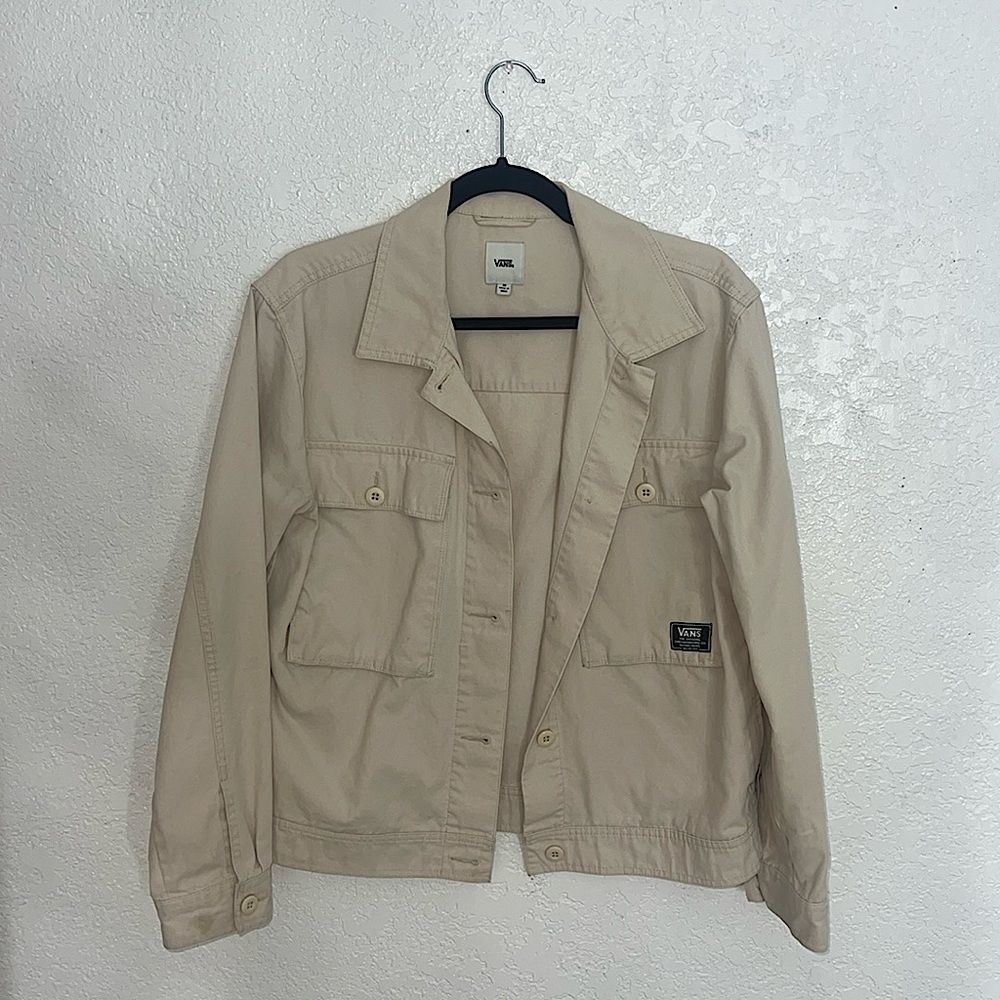 Vans Jacket, size medium, beige